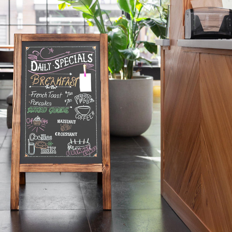 Rainbow Home Wooden Sandwich Board Signs Outdoor A Frame